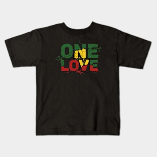 ONE LOVE // Grunge Kids T-Shirt